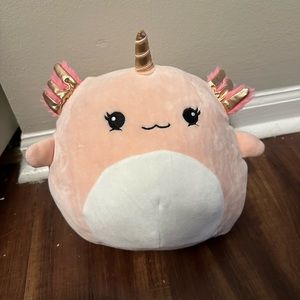 Axolotl Squishmellow Pink Unicorn